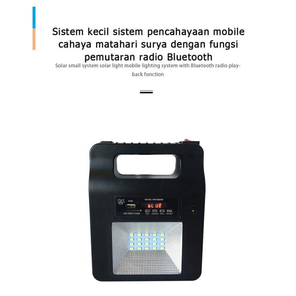 Power Outage 5 Watt Solar Emergency Lights With Mobile Phone Charger