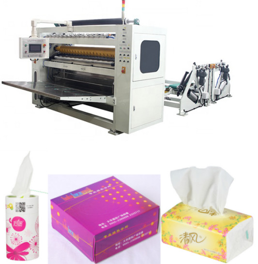 6lines Automatic Paper Folding Machine , 1200pcs/Min Tissue Paper Making Machine