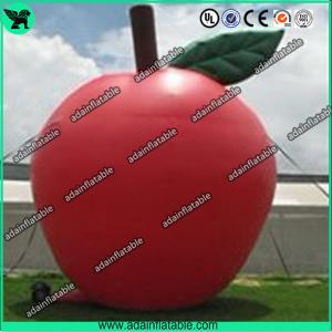 Quality Custom Red Inflatable Products 5M Oxford Inflatable Apple For Advertisement for sale