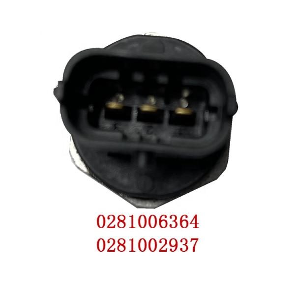 Construction Machinery Common Rail Fuel High Pressure Sensor 0281006364 0281002937
