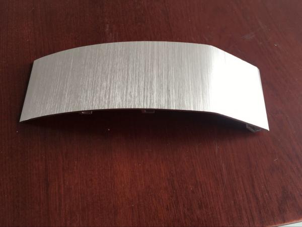 Buy Brushed Anodized Rose Pink Color Aluminum Extrusion Profiles For Air Conditioner Panel at wholesale prices