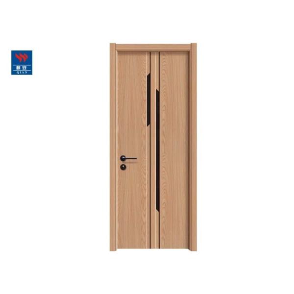 Eco Friendly Wood Polish Streak Wooden Door Elegant Wpc Wood Door For Bathroom