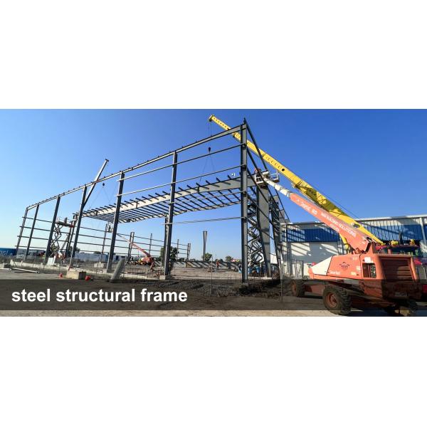 Steel Metal Frame Structure Customized Color Prefab Warehouse for Workshop and Layout