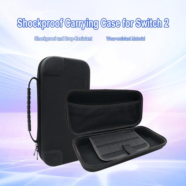 Large Storage EVA Carrying Case Bag with Two-Corner Bumpers for Nintendo Switch 2