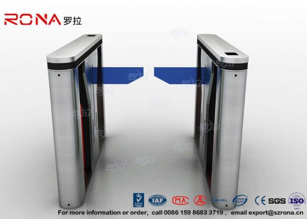 Buy LED Indicator Drop Arm Barrier Turnstile Pedestrian Access Control 4 Pair Infrared at wholesale prices