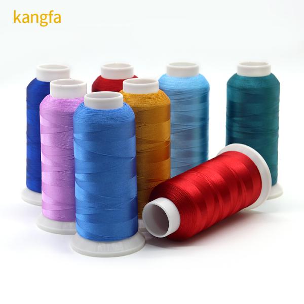 Low MOQ 120D/2 4000Y Fast Shipping Polyester Thread for Embroidery Machine 720 Colors
