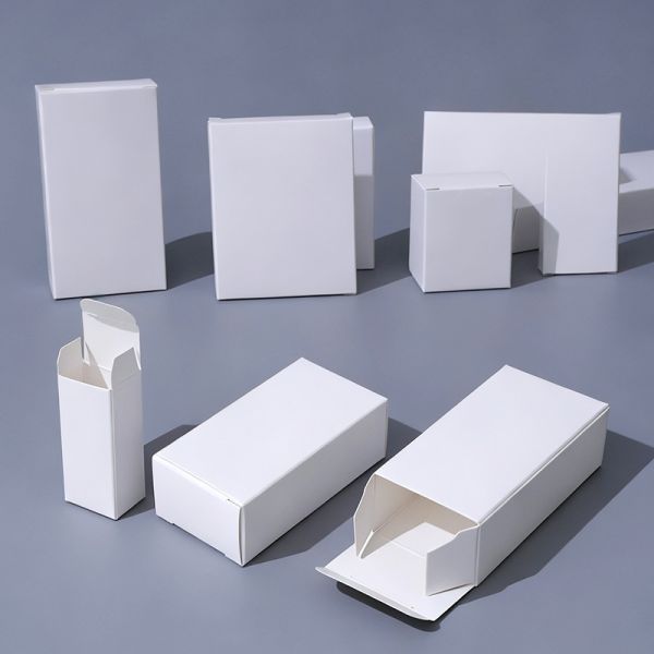 Small White Box Rectangular Socket Box Packaging Box White Cardboard Box White Paper Box Wholesale