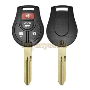 Quality Nissan 4 Buttons Smart Key Shell with Emergency Key Insert for sale