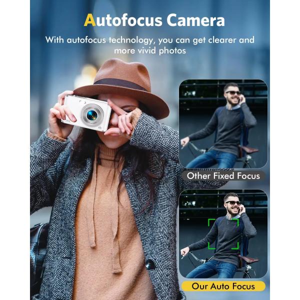 OEM Autofocus Vlog Digital Camera Video Camcorder Dual Lens 16X Zoom