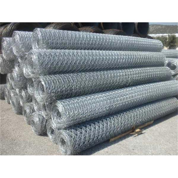 Flood Control Gabion Wire Mesh , Wire Mesh Fencing Rolls Easy Transportation