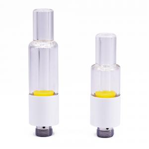 Quality High quality disposable G002 glass tip full glass tank 2*2.0mm oil hole Delta 8 thick oil cbd vape cartridge for sale