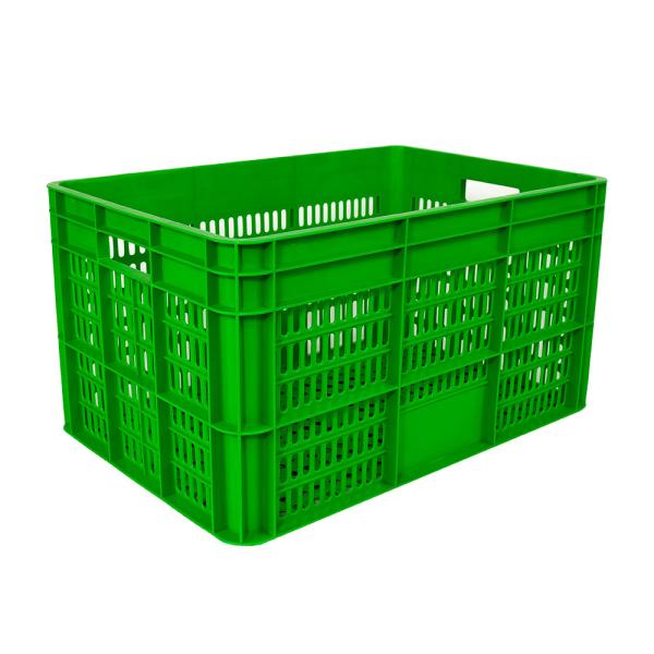 Buy Kid-Friendly Plastic Crate Box with Handle Customized Volume Free Samples at wholesale prices