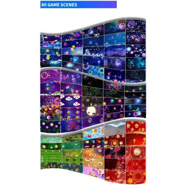 4000 Lumen Interactive Floor Games HD Interactive Floor Projector Game For Kids Gyms