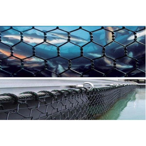 3×4cm 5x6cm Gabion Mesh Basket Polyester Kikko Net For Deepsea Fish Breeding