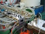 Multi hole cable duct PVC profile production line with Haul off Vacuum