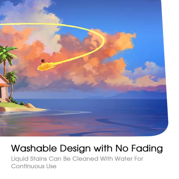 Stock Custom Dragon Ball Kami House Pattern Rubber 30x70 Gaming Mousepads For Computer Accessories