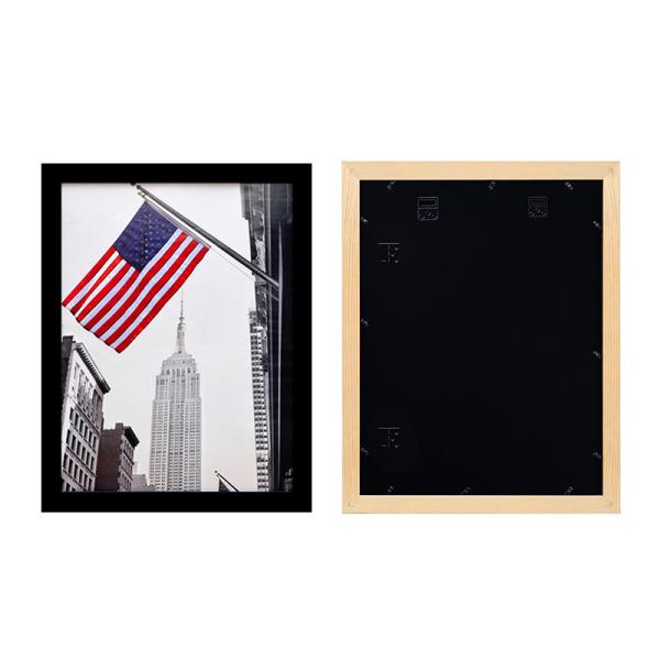 11*14 11*17 12*18 A3 Black Photo Frame Solid Wood Europe Style wooden photo frames for wall
