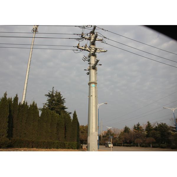 132KV S235JR Transmission Steel Tower Flange / Overlapping Connection