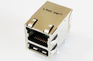 Quality OEM 90 Degree USB RJ45 Connector for IP Phone , Printed Circuit Board for sale