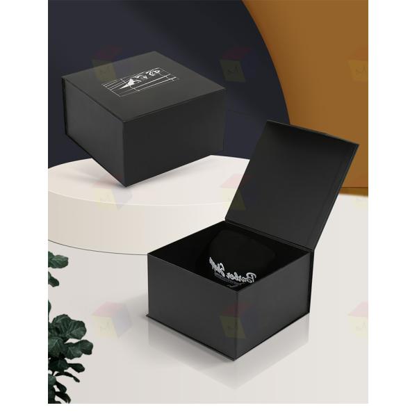 Luxury Custom Magnetic Folding Gift Box Fedora Cowboy Hat With Logo Stamping