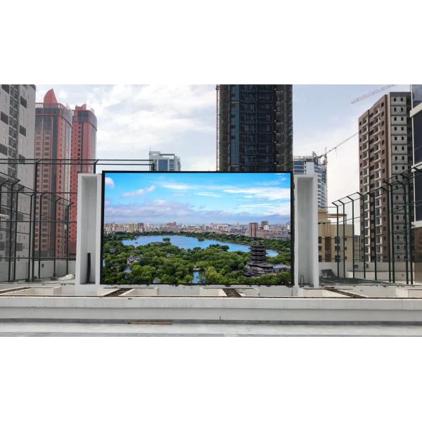 Waterproof Outdoor Fixed LED Display P4 Ultra Low Decay High Contrast Ratio