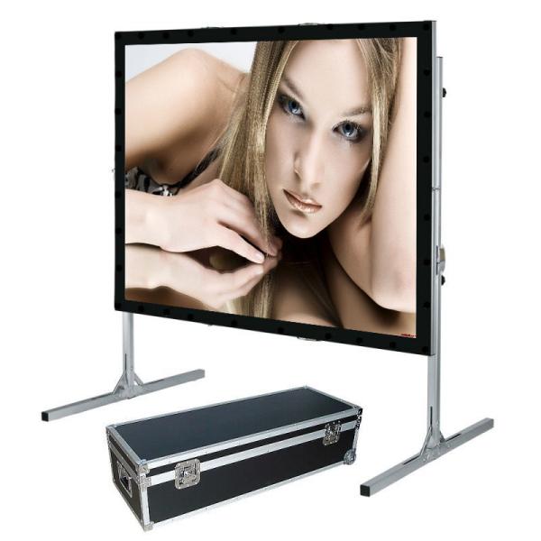 Buy 200" 16 by 9 front and rear fast fold projector screen portable projection screen at wholesale prices