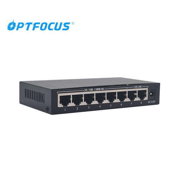 Buy 1310nm RX 1490nm 8 Port Ethernet Network Switch OEM FTTH Solution PoE Network Switch at wholesale prices