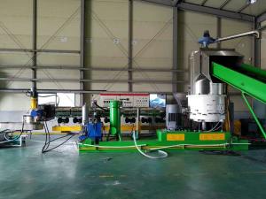 Quality All In One 800kg/H Compaction Plastic Granulating Line for sale