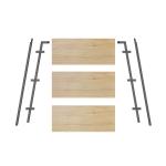 Floor Space Optimization Over Toilet Storage Rack With Rust-Resistant Features