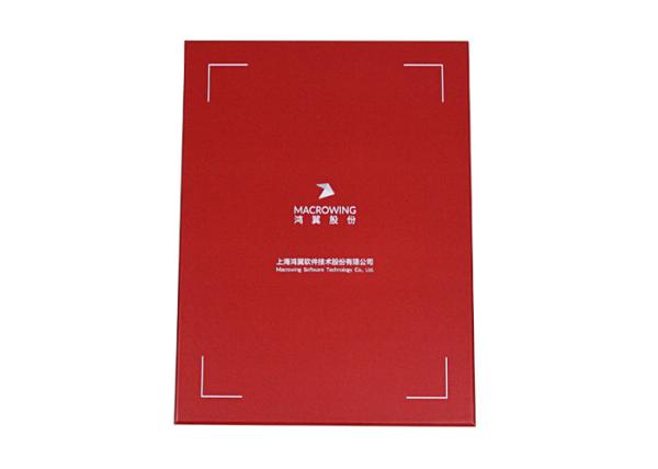 Buy Custom Lid-Off Box Protective Varnish Rigid Packaging Red Box at wholesale prices