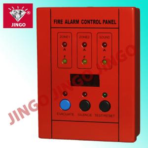 Conventional fire security alarm 2 wire systems control Slave panel 2 zones