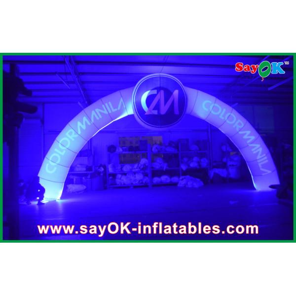 Halloween Archway Inflatable 5*3m Huge Inflatable Arches Led Light Colourful Practical Event For Race Gate