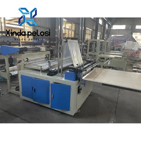 Buy High Speed Coreless Roll Dustbin Bag Making Machine With Strong Heat Sealing Device at wholesale prices