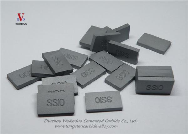 Buy Indexable Tungsten Carbide Saw Tips , Thin Custom Carbide Inserts at wholesale prices