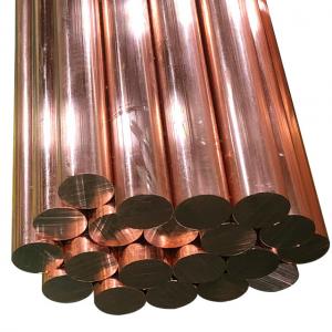 Quality 99.99% pure copper round rod pure copper rod brass round rod for sale