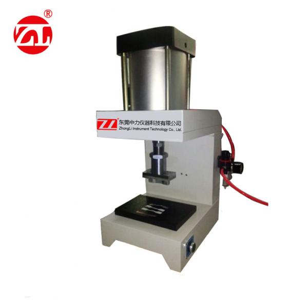 Dumbbell Specimen Rubber Testing Machine , 1T / 5T Pneumatic Specimen Cutting