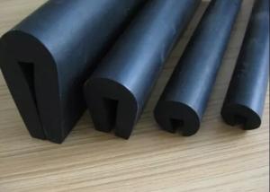 China 18mm U Channel Rubber Seal , Capping Rubber Screen U Strip on sale