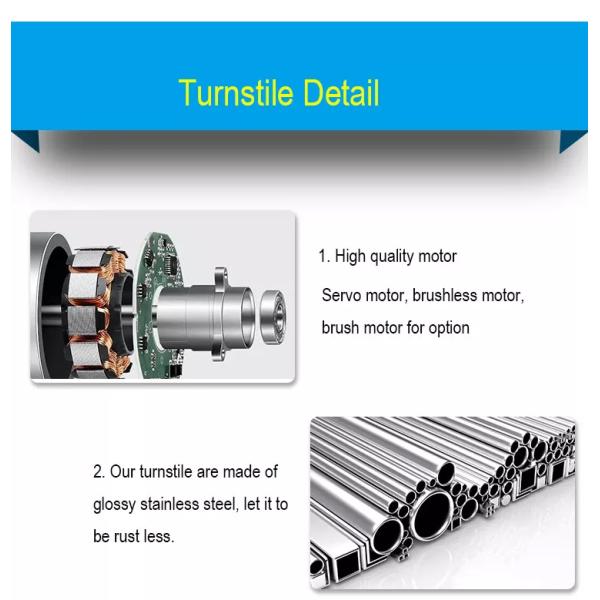 Brushless Motor Sliding Turnstile Barrier Gate Clear Acrylic Panel Robust Multi Channel