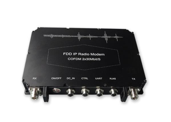 Buy Long Distance Wireless Ethernet Transceiver , COFDM Rs232 Rs485 Transceiver at wholesale prices