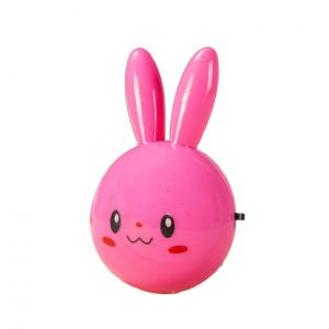 China LED Cartoon Rabbit Night Lamp Switch ON/OFF Wall Light Bedside Lamp For Children Kids Baby Gifts on sale