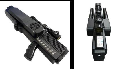 Drone detection/jamming gun ---- Automatic detection /jamming、3km、drone position