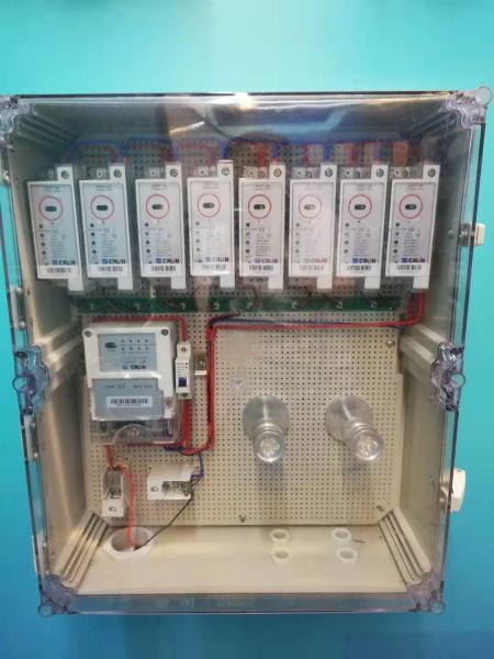 Buy 35mm Din Rail Keypad Prepaid Electric Meter With RF Communication Remotely Monitoring at wholesale prices