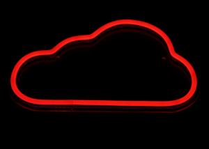 Quality Red Cloud Led Bar Signs For Home , Bright Adjustable Led Neon Flex Signs for sale