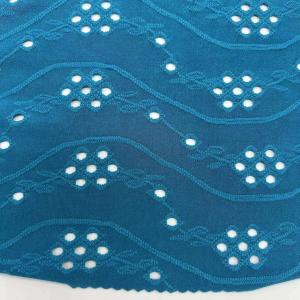 Quality Customized Sports Jersey Fabric Jacquard Knitting Material F02-010 for sale