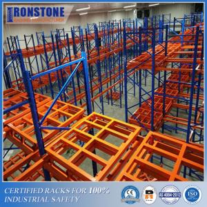Quality Collision Minimised Push Back Rack With Safe Operation for sale