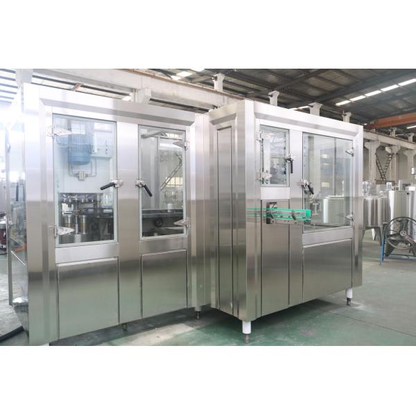 Electric 110 V Can Filling Equipment High Speed For Beverage Carbonated Drink