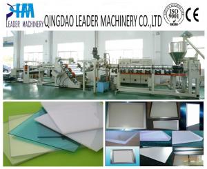Quality high transparency PMMA light guide plate/panel extrusion machine for sale