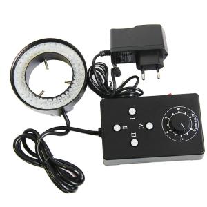 microscope ring light illuminator light source 4 zone 4 segment lightness