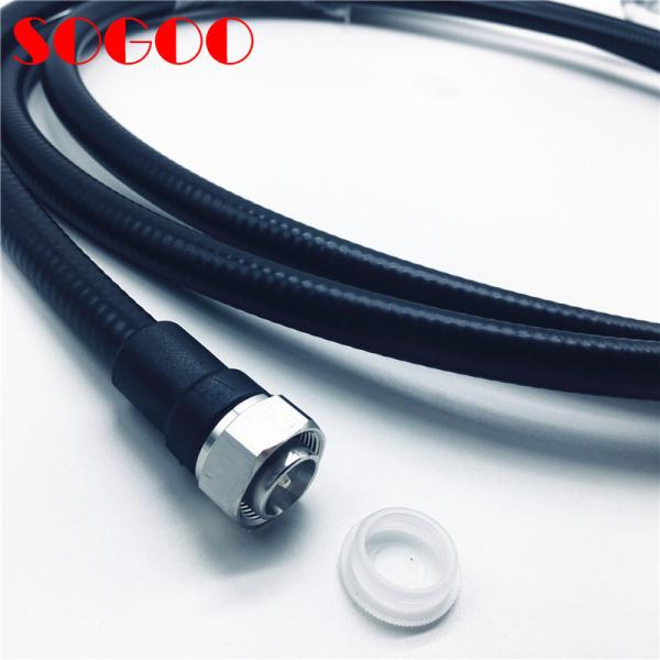 4.3-10 Male to 4.3-10 Male 1/2" Superflex RF Feeder Cable / Corrugated Low PIM Microwave Coaxial Cable