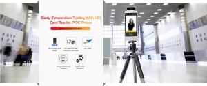 Quality Security Control POE Power Screening Body Temperature Check 8 inch Android OS Control Panel PC for sale